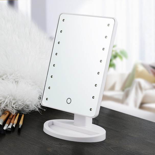Desktop Makeup Mirror with Lamp